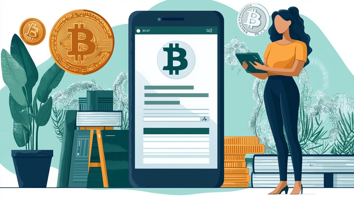 Business owner choosing USDC over BTC for invoice settlement